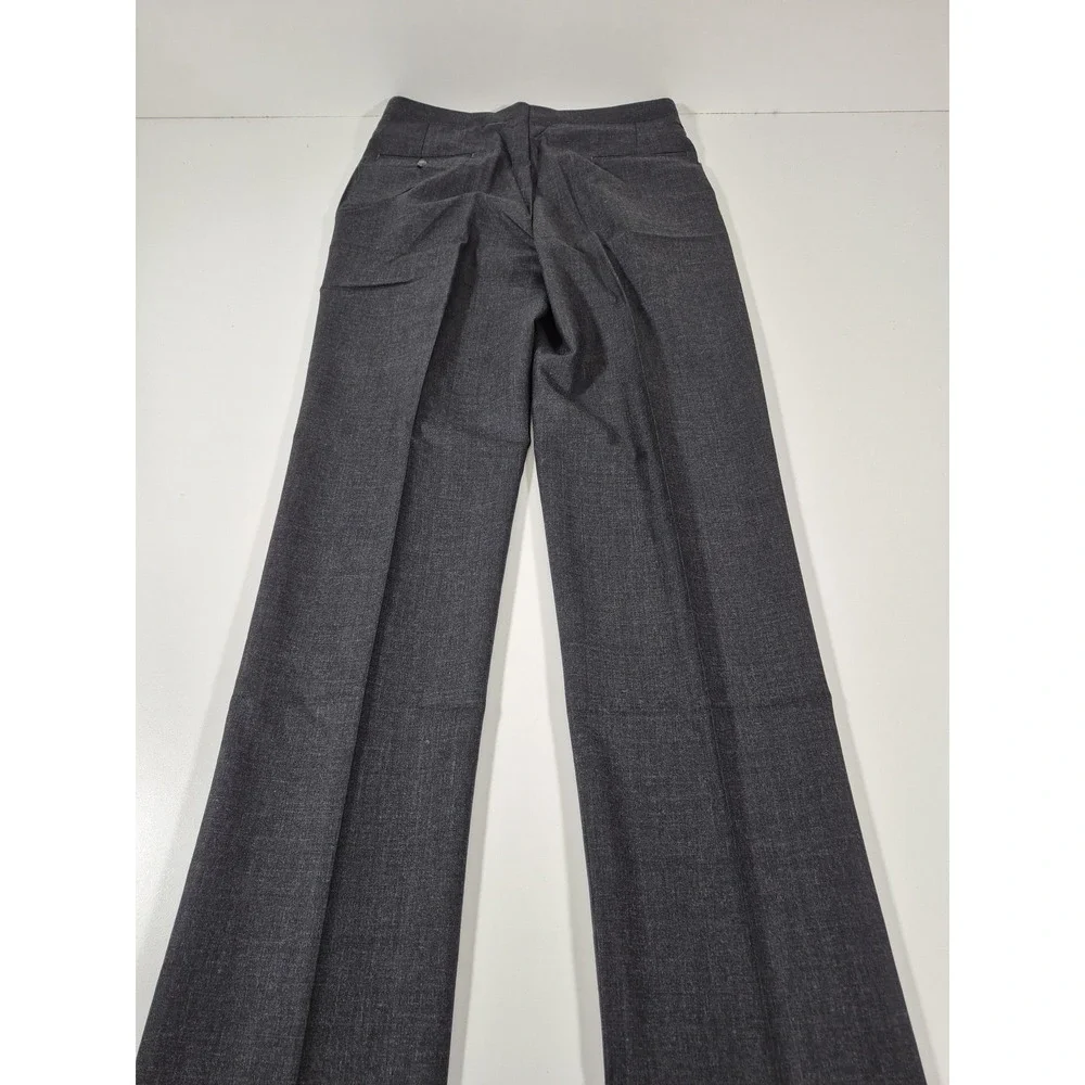 VTG Sansabelt Dress Pants Mens 34x36 Gray Wool Pleated Straight Comfort Waist